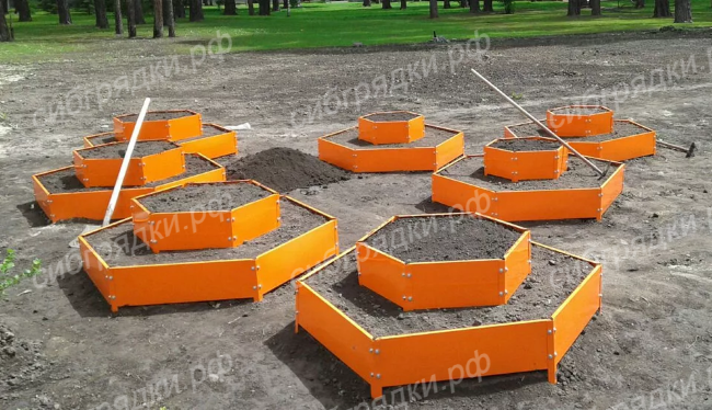 Клумба "Сота" 500 в Челябинске