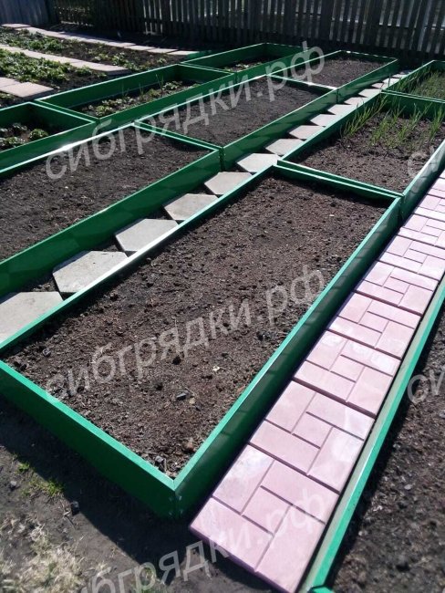 Грядки с односторонним покрытием 15 см в Челябинске 