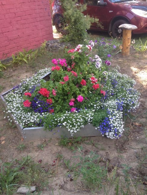 Клумба "Альпийская горка" оцинкованная в Челябинске